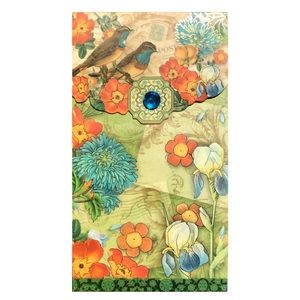Punch Studio Meadow Lark Embellished Long Notepad (94309)
